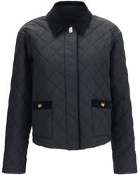 Ferragamo - Cotton Full-Length Jacket Clothing - Lyst