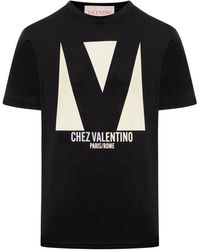 Valentino Garavani - Chez Print Cotton T-Shirt - Lyst