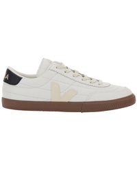 Veja - 'Panenka' Low Top Sneakers With Logo Patch On The Side And Contrasting Heel With Logo Lettering - Lyst