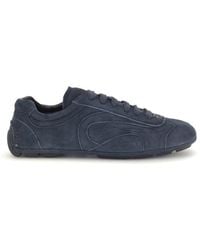 Prada - Calf Leather Bos Taurus Athletic Sneakers - Lyst