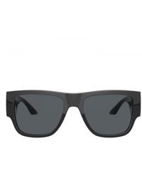 Versace - Sunglasses Square Full Rim, Frame And Dark Lens Ve4403Gb1-87 - Lyst