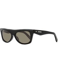 Jacquemus - Rectagular Pina Sunglasses Jac58S 001 55Mm Plastic (Acetate) - Lyst