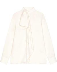 Givenchy - Draped Bow Blouse - Lyst