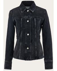 Ferragamo - Cotton Denim Jacket Clothing - Lyst