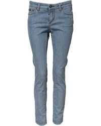 Dolce & Gabbana - Cotton Pretty Midwaist Skinny Denim Jeans - Lyst