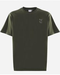 Puma Select Puma X Maison Kitsune Cotton T-shirt - Green