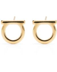 Ferragamo - Colored Gancini Earrings - Lyst