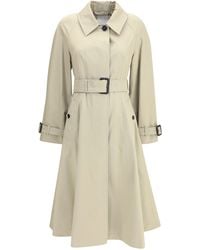 Burberry - Ellingham Fit-And-Flare Long Gabardine Trench Coat - Lyst