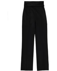 McQueen - Wool Tailored Pants Trousers - Lyst