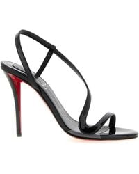 Christian Louboutin - Calfskin Stiletto Heel Sandals - Lyst