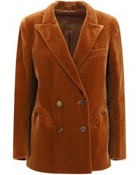 Blazé Milano - Jealousy Everynight Velvet Blazer Cotton Blazers & Vests - Lyst