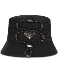 Prada - Recycled Polyamide Bucket Hat - Lyst