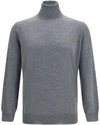 Brunello Cucinelli - Wool Turtleneck Sweater - Lyst