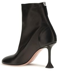 AMINA MUADDI - Iris Nappa Booties Boot - Lyst