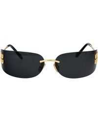 Miu Miu - Sunglasses 0Mu A51S Metal - Lyst
