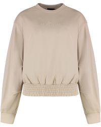 Moncler - Cotton Crew-Neck Sweatshirt Sweatshirts - Lyst