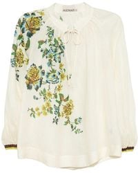 ALÉMAIS - Phyllis Floral-Print Blouse - Lyst