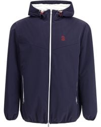 Brunello Cucinelli - Waterproof Hooded Jacket Nylon - Lyst