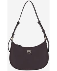 Pinko - Shoulder Bag Simply Love Half-Moon Leather - Lyst