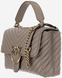 Pinko - Shoulder Bag Love Lady Puff Classic Leather Calfskin Handbags - Lyst