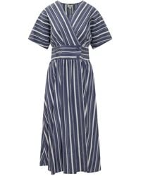 Woolrich - Dress With Striped Pattern - Lyst