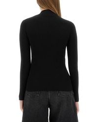 KENZO - Jersey With Boke Flower Embroidery Viscose Jumpers - Lyst