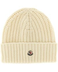 Moncler - Wool And Cashmere Beanie - Lyst