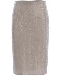 GIUSEPPE DI MORABITO - Midi Skirt Made Of Rhinestones - Lyst