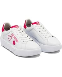 Moschino - Heart 45 Logo Sneakers Shoes - Lyst