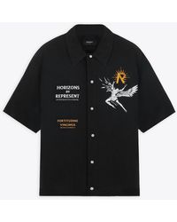 Represent - Icarus Ss Shirt Lyocell Shirt With Icarus Graphic Print And Logo - Lyst