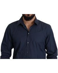 Dolce & Gabbana - Cotton Martini Slim Fit Dress Shirt - Lyst