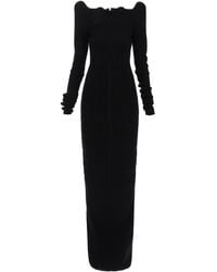 Rick Owens - Tec Maxi Dress With Pointed Shoulders - Lyst