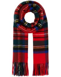 Johnstons of Elgin - Embroidered Cashmere Scarf - Lyst