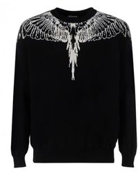 Marcelo Burlon - County Of Milan Icon Wings Knitted Pullover - Lyst