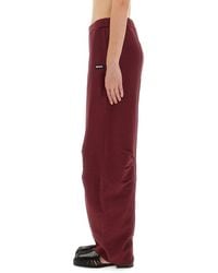 ROTATE BIRGER CHRISTENSEN - Relaxed Fit Sports Pants Cotton (Organic) Trousers - Lyst