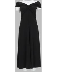 MICHAEL Michael Kors - Dress Knotted Draped Recycled Polyester - Lyst