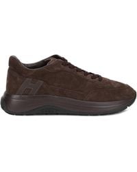 Hogan - Sneakers Suede Calfskin Trainers - Lyst