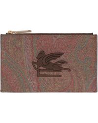 Etro - Elegant Paisley Mini Pouch Handbag 18.5Cm X 11Cm - Lyst