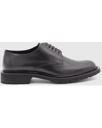 Saint Laurent - Leather Army Lace Up Shoes - Lyst