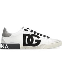 Dolce & Gabbana - Low-Top Sneakers Calf Trainers - Lyst