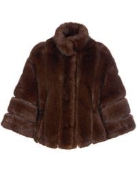 VALENTINI 1972 - Eco Fur Zibellino Jacket - Lyst
