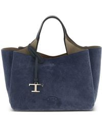 Tod's - Mini Leather Tote Bag - Lyst