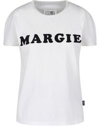 MM6 by Maison Margiela - T-Shirts And Polos Cotton - Lyst