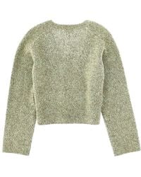 Ganni - V-Neck Sweater Wool Jumpers - Lyst