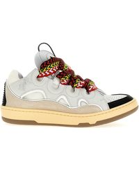 Lanvin - Lace Up Sneakers - Lyst