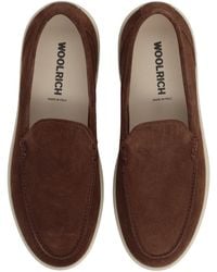 Woolrich - Suede Loafers Leather - Lyst