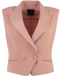 Pinko - Double-breasted Waistcoat - Lyst