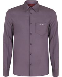 Gucci - Shirt Wool Gabardine - Lyst