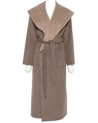 Jonathan Simkhai - Belted Shawl-Collar Coat - Lyst