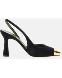 MARIA LUCA - Eleonora Metal Toe Cap Sling Back - Lyst